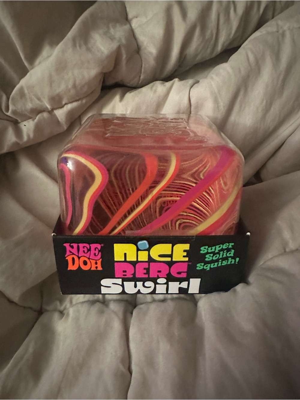 NeeDoh NiceBerg Swirl - Orange/yellow